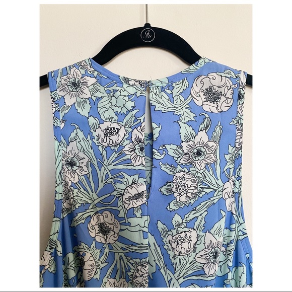 H&M Blue Floral Maxi Dress | Size 6 - Picture 3 of 5